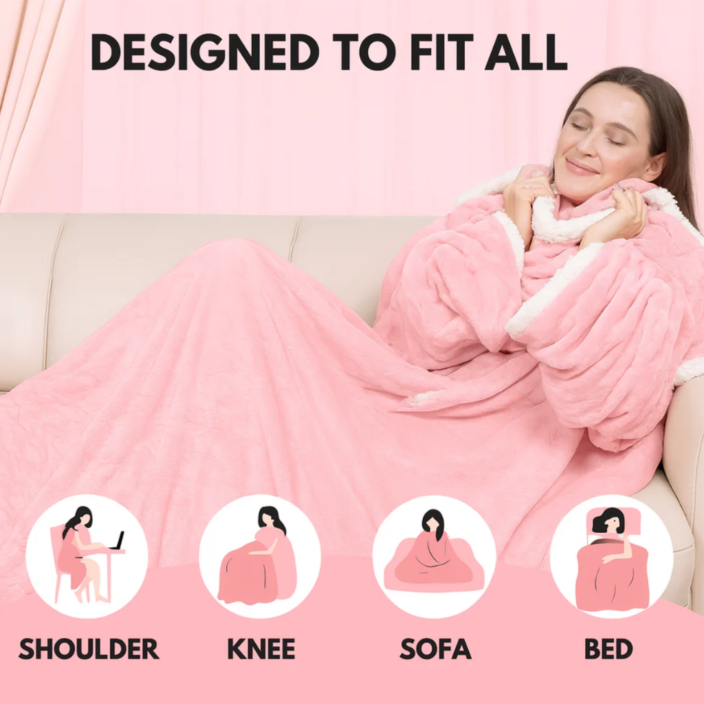 TryHuggies Wearable Heated Blanket