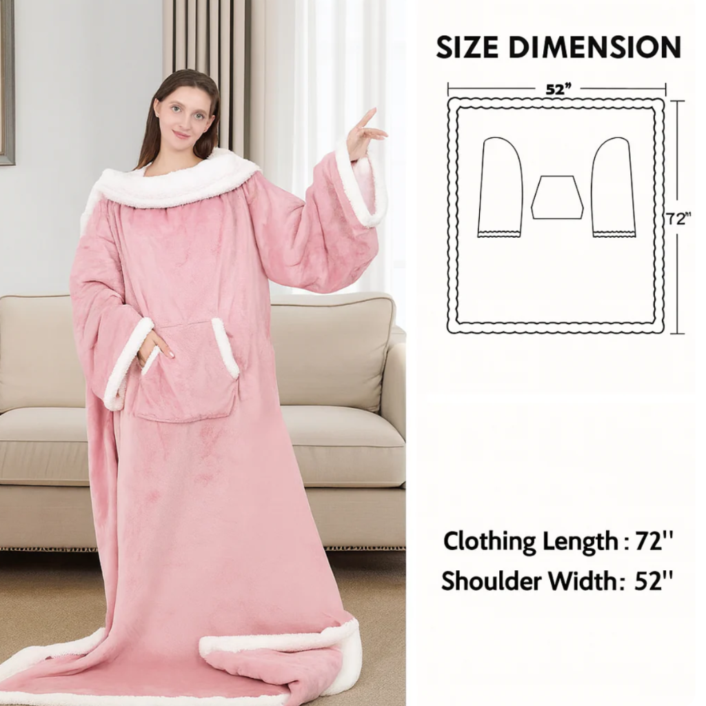 TryHuggies Wearable Heated Blanket